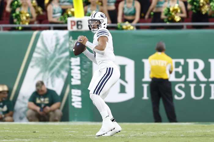 BYU vs USF Jaren Hall